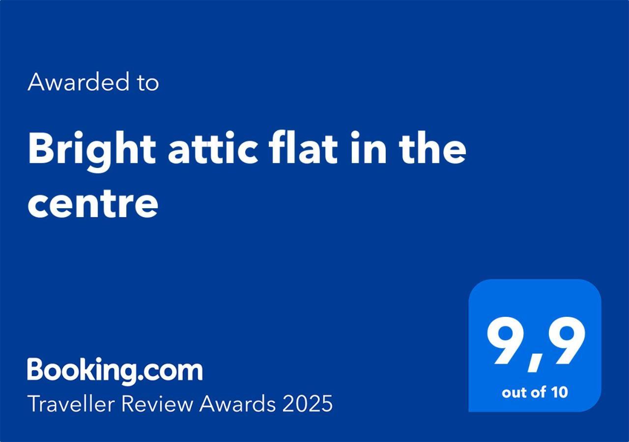 Bright Attic Flat In The Centre Lejlighed Riga Eksteriør billede